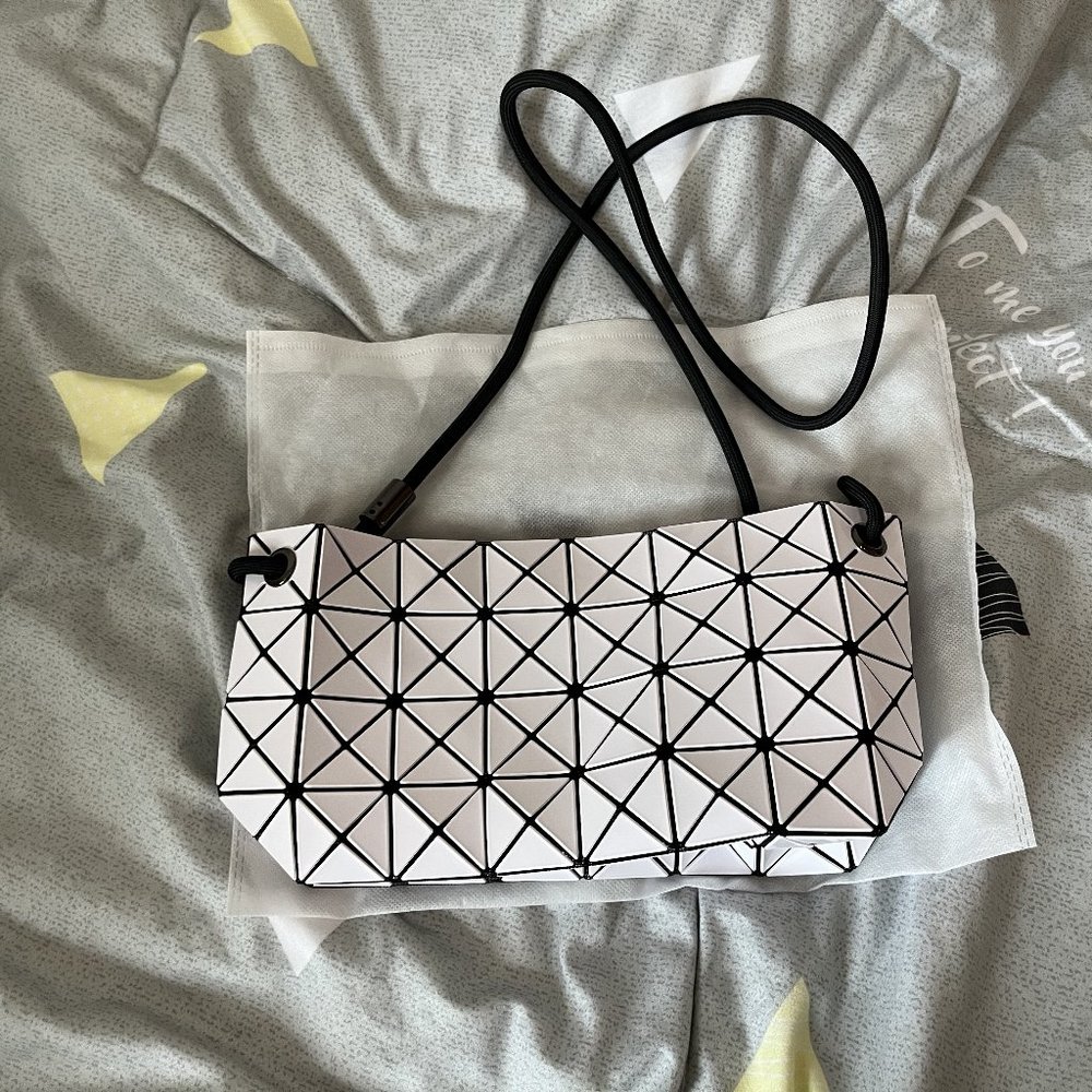NWT  White Baobao Issey Miyake Shoulder Bag